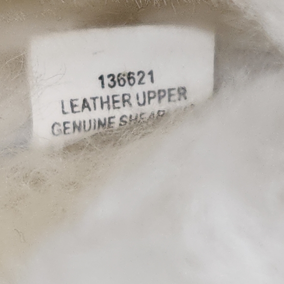 Green Ease leather Slippers with shearling wool lining. 12 N. - Picture 3 of 7